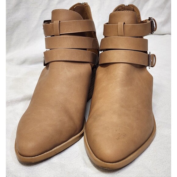 DV Dolce Vita Ombree Buckle Booties Women's Size 10 Faux Leather - Picture 9 of 11